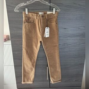 Boys size 9 Zara corduroy pants NWT